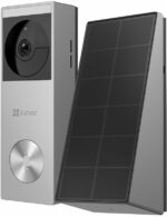 Videocitofono connesso EZVIZ HP3 PRO - Argento - Pannello solare incluso