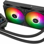 THERMALRIGHT - Frozen Warframe 240 SE - Raffreddamento a liquido AIO - Ventole da 120 mm - Display ARGB - Nero