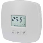 Termostato digitale - GAO - Collegamento a 2 fili - Impostazione 530°C - 4 modalità: Eco/Comfort/Protezione antigelo/Standby