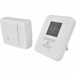 Termostato elettronico programmabile - GAO - Wireless - 3 programmi personalizzabili + 6 programmi preimpostati - Trasmissione a 70 m