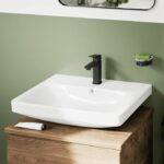 Miscelatore per lavabo - GROHE DICE - Misura M - Cartuccia Ch3 e meccanismo click-clack - Nero opaco - immagine 2