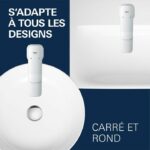 Miscelatore per lavabo - GROHE DICE - Misura S - Click-clack - Cromato - immagine 4