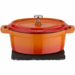 Mini casseruola - GSW - 718356 - Ghisa massiccia - Compatibile con induzione - Arancione
