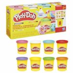 Play-Doh 8 colori arcobaleno, barattoli da 85 g di pasta modellabile - immagine 2