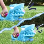 Nerf SOA Hop & Chomp, getti d'acqua, mascella articolata, si collega al tubo da giardino, Nerf Super Soaker, dai 3 anni in su - immagine 3