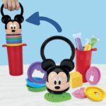 Play-Doh Disney Junior Stacking Shapes, set di pasta modellabile di Topolino, attività creative, dai 2 anni in su - immagine 4