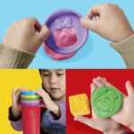 Play-Doh Disney Junior Stacking Shapes, set di pasta modellabile di Topolino, attività creative, dai 2 anni in su - immagine 6
