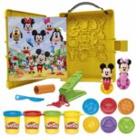 Play-Doh Disney Junior Crea una storia, set di pasta modellabile portatile, attività creative di Topolino e Minnie, dai 2 anni in su - immagine 2