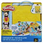Play-Doh Disney Junior Crea una storia, set di pasta modellabile portatile, attività creative di Topolino e Minnie, dai 2 anni in su