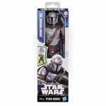Action figure The Mandalorian da 30 cm, serie Titan, giocattoli di supereroi per bambini, Star Wars, dai 4 anni in su - immagine 3