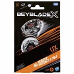 Beyblade X Starter Pack Rudder Phoenix 4-70LF UX, trottola d'attacco Takara Tomy con lanciatore, trottole da competizione, età 8+ - immagine 5