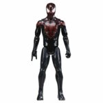 Action figure di Miles Morales da 30 cm, serie Titan, giocattoli di supereroi per bambini, Marvel Spider-Man, dai 4 anni in su - immagine 2