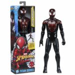 Action figure di Miles Morales da 30 cm, serie Titan, giocattoli di supereroi per bambini, Marvel Spider-Man, dai 4 anni in su
