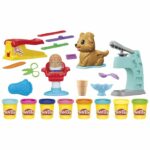 Play-Doh 4 Mini Classic Set: Parrucchiere, Veterinario, Gelateria e Fabbrica del divertimento; Gioco creativo; Classico; Età 3+ - immagine 2