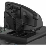 Sistema di volo Hori PC e supporto HOTAS - Funzione timone a doppio joystick - 200 funzioni configurabili - Nero - immagine 6