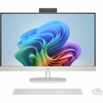 PC All-in-One HP 24-cr0089nf - Windows 11 - Schermo IPS FHD da 23,8" - Processore Ryzen 7 7730U - 16 GB di RAM - SSD da 512 GB - Tastiera e mouse wireless