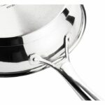 Padella - INOXIBAR - Ø 24 cm - Manico ergonomico - Adatta a tutti i piani cottura, anche a induzione - Acciaio inox - immagine 3