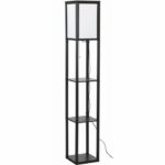 Lampada da terra BEGO 3 piani - H 160 cm - Nera