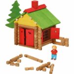 JEUJURA - Set di costruzioni in legno - Il mio chalet in legno - 95 pezzi - Età 5+