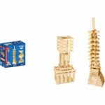 JEUJURA - Set di costruzioni in legno - TECAP Classic - 200 pezzi - Età 3+