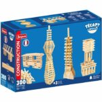 JEUJURA - Set di costruzioni in legno - TECAP Classic - 300 pezzi - Età 3+ - immagine 4