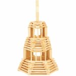 JEUJURA - Set di costruzioni in legno - TECAP 3XL - 200 pezzi - Età 3+