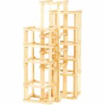 JEUJURA - Set di costruzioni in legno - TECAP 3XL - 200 pezzi - Età 3+ - immagine 4
