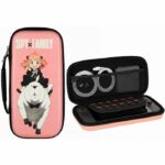Custodia protettiva e per il trasporto - Nintendo Switch 2 - Konix - Spy x Family - Porta accessori - Anya e Bond Forger - Rosa