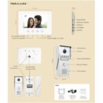 Videocitofono - KYF - Cablato - Connessione Wi-Fi - Touchscreen da 7" - 2 fili - immagine 3