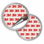 Kit di montaggio magnetico universale KYF (confezione da 2) - Magneti potenti con superficie adesiva - 3 m - Extra resistenti