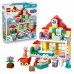 LEGO DUPLO Peppa Pig 10467 La casa di famiglia - Giocattolo educativo per bambini dai 2 anni in su - Regalo