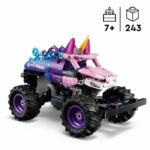 LEGO Technic 42220 Monster Jam Sparkle Smash Pullback Truck - Giocattolo per bambini dai 7 anni in su - immagine 2