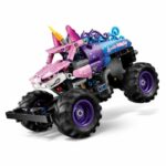 LEGO Technic 42220 Monster Jam Sparkle Smash Pullback Truck - Giocattolo per bambini dai 7 anni in su - immagine 3