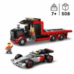 LEGO City 60493 Camion F1 con auto da corsa Audi F1 - Giocattolo per bambini dai 7 anni in su - Regalo - immagine 2