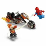 LEGO | Marvel 76335 Spider-Man e la sua motocicletta contro Ghost Rider - Giocattolo per bambini e bambine dai 6 anni in su - immagine 3