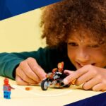 LEGO | Marvel 76335 Spider-Man e la sua motocicletta contro Ghost Rider - Giocattolo per bambini e bambine dai 6 anni in su - immagine 4