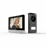 Videocitofono WiFi con schermo - LINK2HOME - Touchscreen da 7" - Notifiche per smartphone - Telecamera grandangolare 1080p a 120°