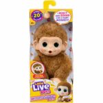 Peluche - LITTLE LIVE PETS - My Mini Baby Monkey - Caramello - Età 4+