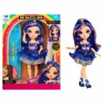 Rainbow High Be Dazzling Fashion Doll - Genevieve Blue - 28 cm - Pietre preziose scintillanti e accessori inclusi - immagine 6