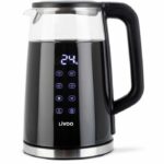 Bollitore digitale - LIVOO - DOD198 - 2200 W - 1,7 L - Vetro trasparente