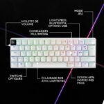 Tastiera da gioco - Wireless - Logitech G - G Pro X 60 - Lightspeed - Bianca - immagine 5