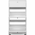 Scarpiera - LÜNEBURG - Bianca - 12 paia - 58 x 25 x 111 cm - immagine 6