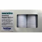 Scatola da 4 rocchetti di filo - MADEIRA - Per macchina tagliacuci