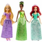 Principesse Disney - confezione da 3 bambole (Ariel, Tiana, Rapunzel)