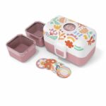 Porta pranzo per bambini - MONBENTO - 3 scomparti - Senza BPA - MB Tresor Papercut