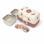 Porta pranzo per bambini - MONBENTO - 3 scomparti - Senza BPA - MB Tresor Fox