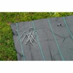 NATURE Set di 10 clip metalliche per fissaggio a pavimento - Ø 3 mm / H 14 x 3 cm - immagine 4