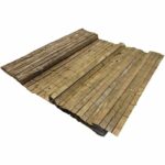Recinzione in canne - NATURA - Corteccia di pino naturale - 3 x 1 m
