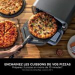 Forno elettrico per pizza - NINJA - MO201EU - 1760 W - 4 modalità di cottura - fino a 370° - Grigio - immagine 4