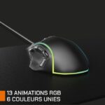 Mouse da gioco - Cablato - Nova Gaming - Virgo - LED RGB - Nero - immagine 5